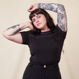 Big Bud Press Jr. Varsity Tee in Black